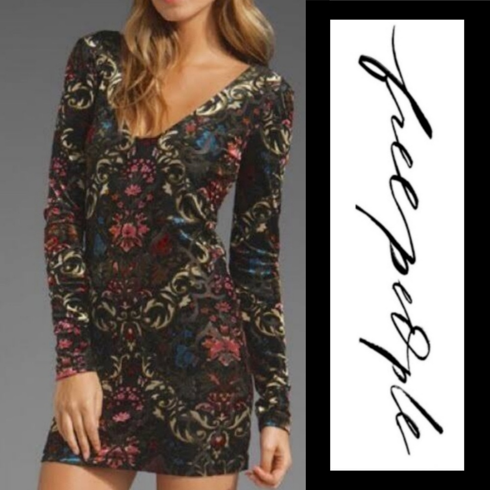 Free People Burnout Floral Dress!